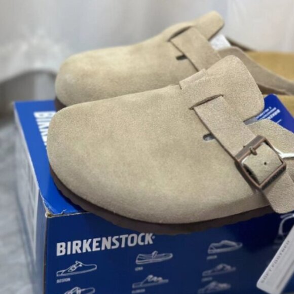 Birkenstock Boston Suede Leather - Taupe Women - Picture 5 of 5
